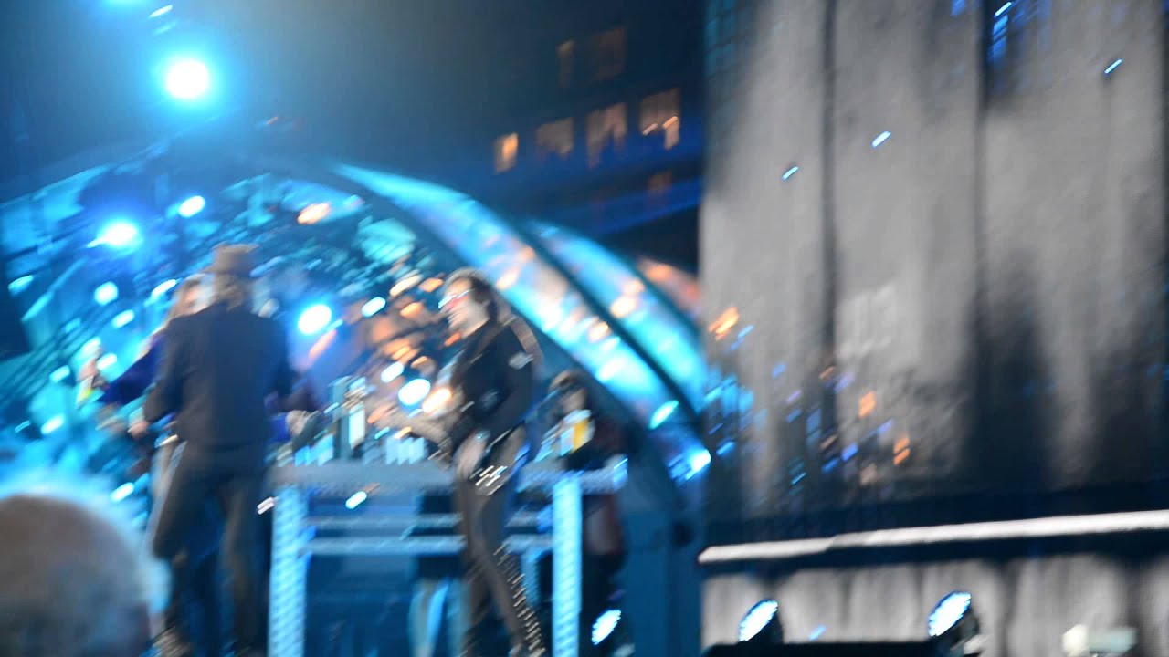 Udo Lindenberg am Brandenburger Tor mit Josephin Busch