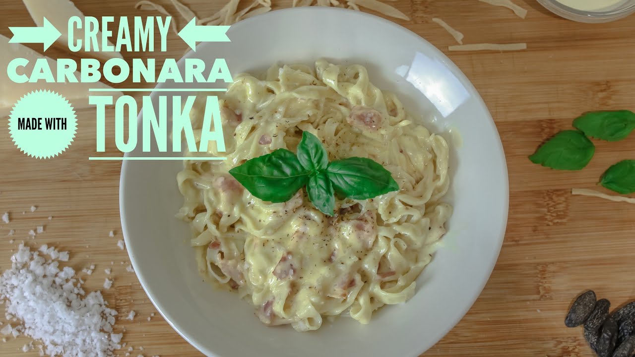 A Tasty Carbonara Recipe. Creamy Carbonara pasta. Cook with me! - YouTube
