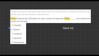 CCAT Simulation 4 Question 14