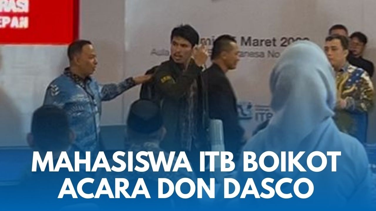 MOMEN ACARA DON DASCO di ITB Digeruduk Mahasiswa ITB, Diboikot & Jadi Ajang Orasi Kritik Prabowo