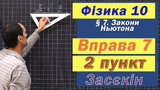 картинка: Засєкін Фізика 10 клас. Вправа № 7. 2 п