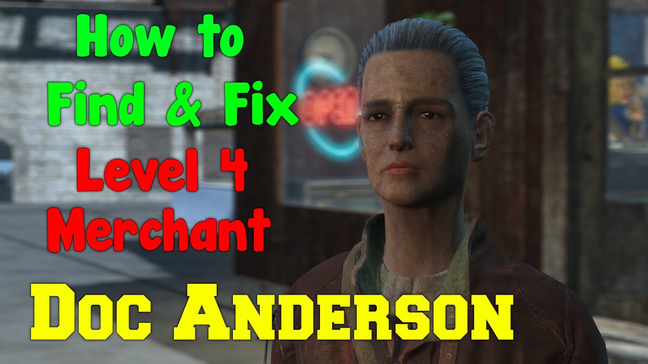 all level 4 merchants fallout 4 all level 4 merchants fallout 4