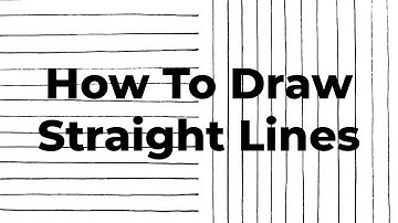 How To Draw Straight Lines Freehand? Architecture Drawings Tutorial