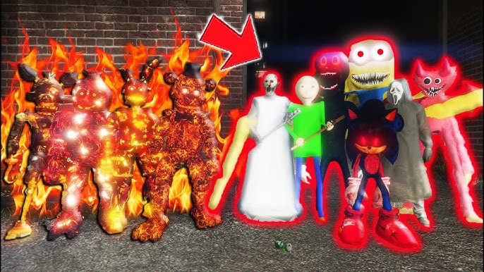 RandomFandom12 on X: The Ignited Animatronics from The Joy of Creation   / X