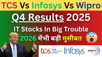 TCS Vs Infosys Vs Wipro Q4 Results 2025 🔴 IT Sector Future? Latets Quater 4 Results Analysis