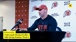 Utah coach Morgan Scalley press conference, Week 6 preview vs. Kansas