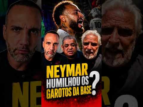 TRETA! NEYMAR HUMILHOU OS GAROTOS DA BASE? SORMANI SURTOU #neymar #react #sormani  #viral #futebol