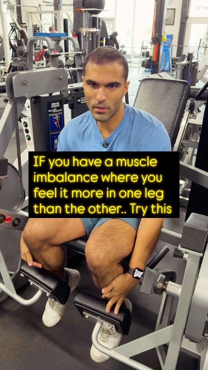 Unilateral Leg Extensions: Fix Quad Imbalances