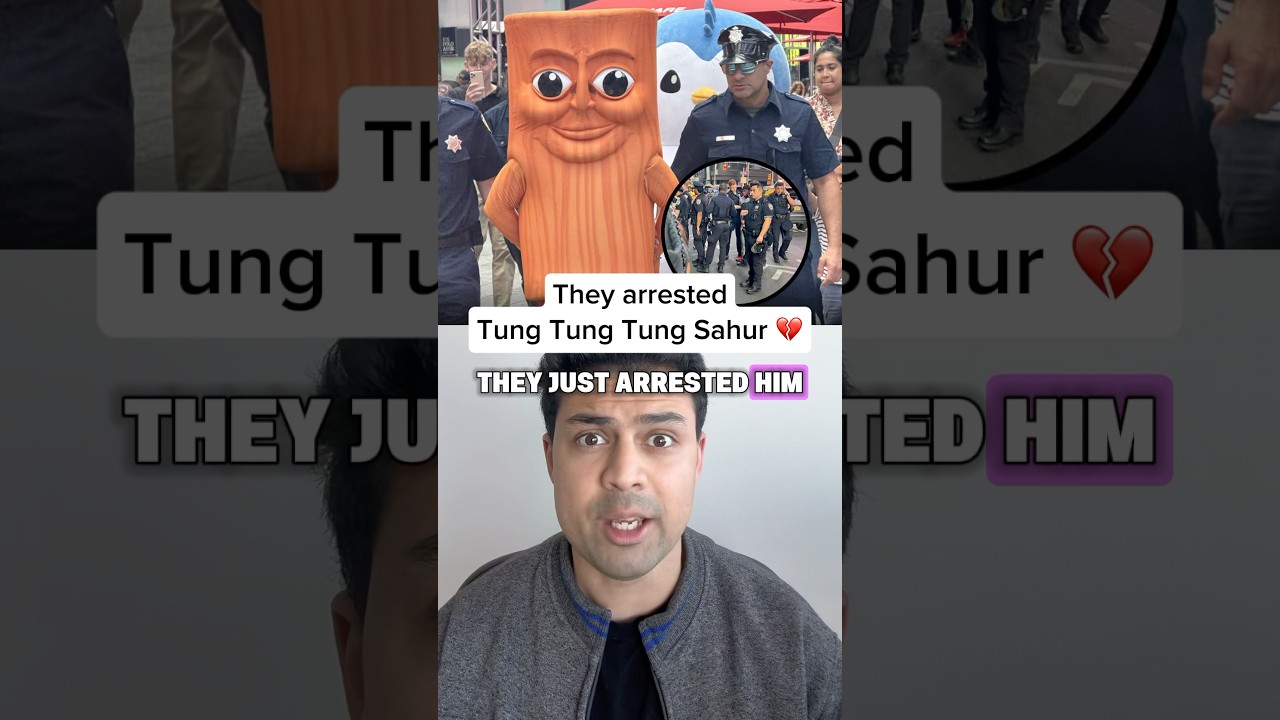 They arrested tung tung tung Sahur 🥀 
