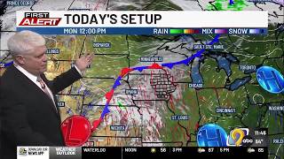 KCRG-TV9 First Alert Forecast: Monday Afternoon, October 19th