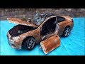 Restoration rusty BMW M6 Coupe cars | Old BMW M6 Coupe supercar model