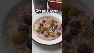 Grape risotto with Prosecco DOC #risotto