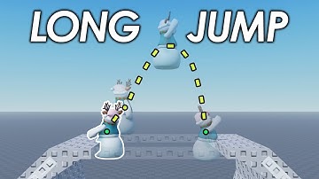How to do a 13 studs Long Jump in Roblox ( 13, 14, 15 studs )