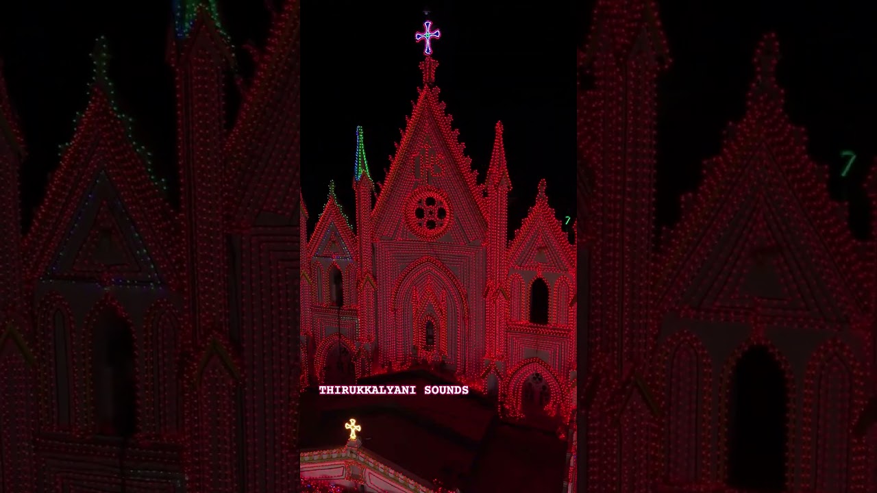 sokkan kudi iruppu church pixel LED decoration 