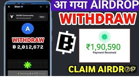 Blum Airdrop | Blum AirDrop Listing On Binance | Blum airdrop listing date | #blum #crypto