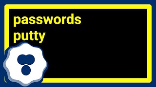 Information How come I can't enter my password in PuTTY Update