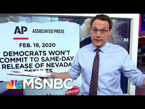 Democrats See Cause For Hope, Anxiety In Nevada Early Voting | Rachel Maddow | MSNBC