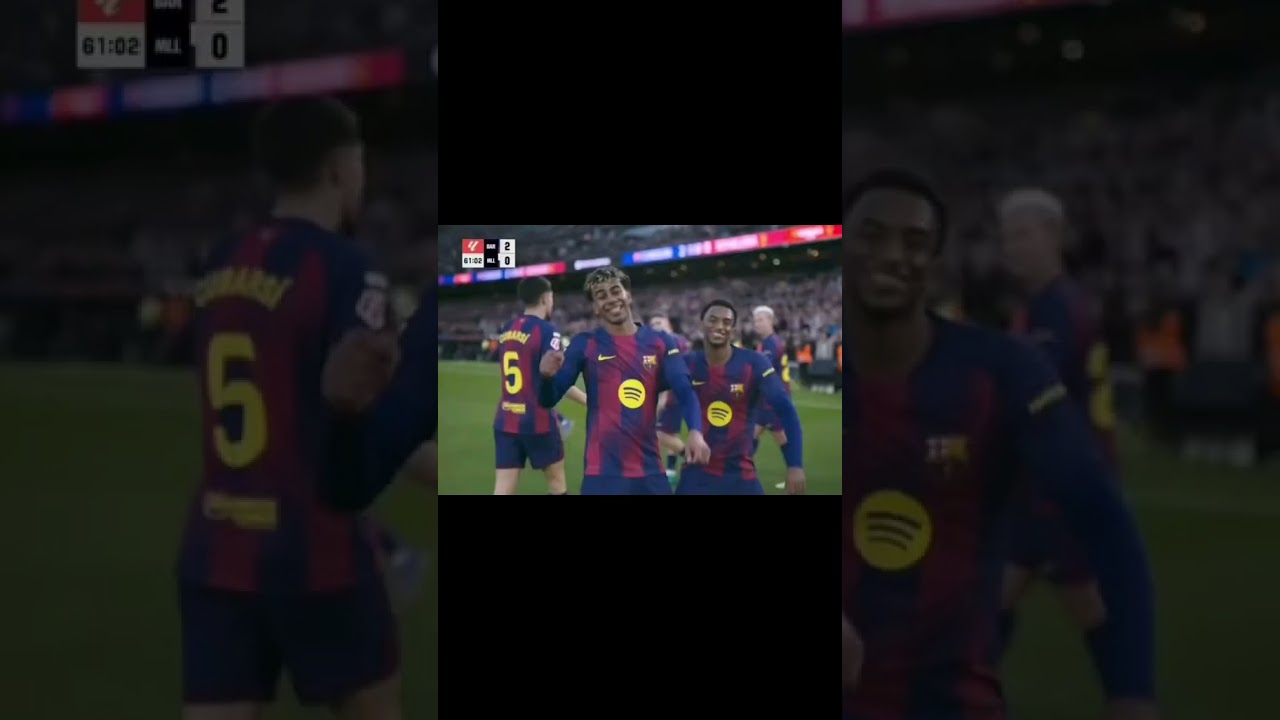 FCBARCELONA BACK ON THE TOP OF THE LALIGA TABLE #barcelonafootball #barcelona #forcabarca #reels