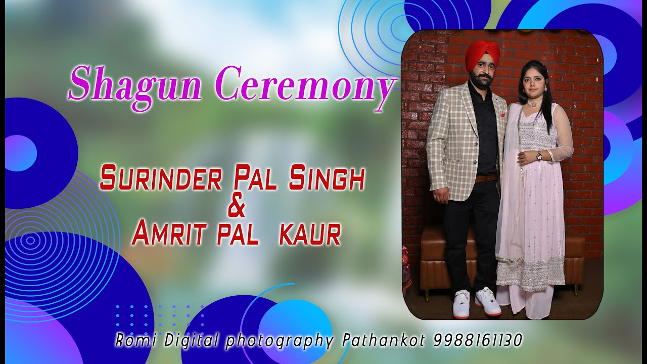 Live Stream | Shagun Ceremony | Surinder Pal Singh & Amrit pal  Kaur