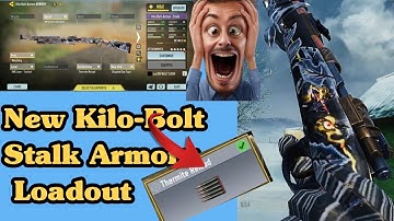 Kilo Bolt-Stalk *BEST* Attachments Loadout Gunsmith || Call of duty mobile