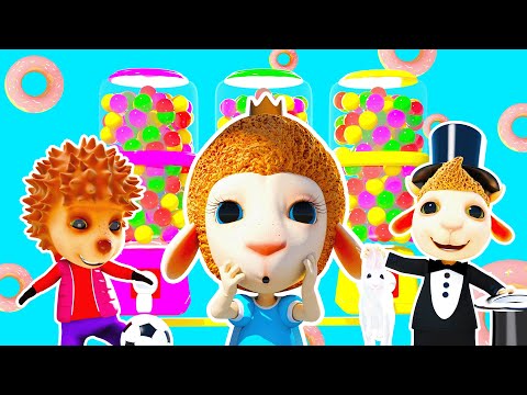 Wie viele Süßigkeiten! Es ist unmöglich, es in den Händen zu halten | Dolly und Ihre Freunde