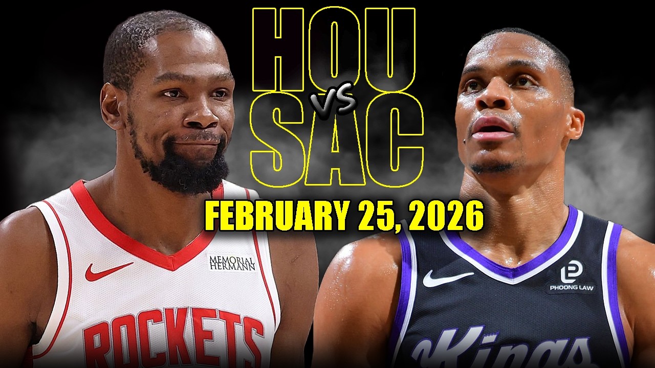 Houston Rockets vs Sacramento Kings Full Game Highlights – February 25, 2026 | NBA Season