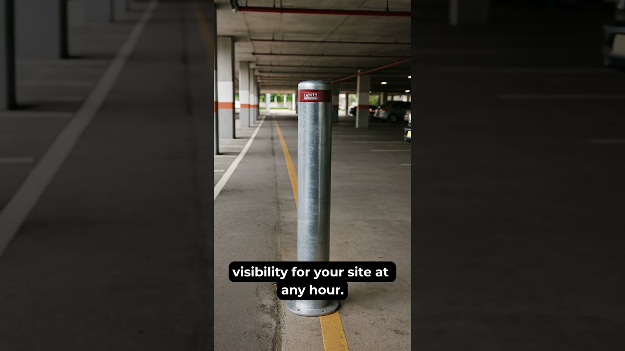 Car Park Bollard 165 x 1300mm Galvanized