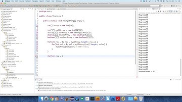 8 2D arrays and nested loops