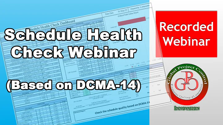 ✅ Schedule Health Check based on the DCMA-14 Webinar