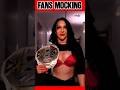Stephanie Vaquer vs The Fans? Shocking Reactions in WWE!🤔 #shorts #wwe