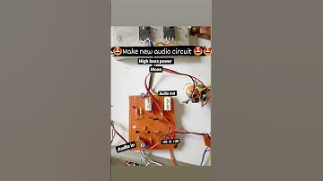 New amplifier circuit 🤩2sc5200 and 2sa1943