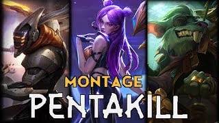 Pentakill Montage #53 (Yi, Kaisa, Twitch, .. ) | League Of Legends Mid