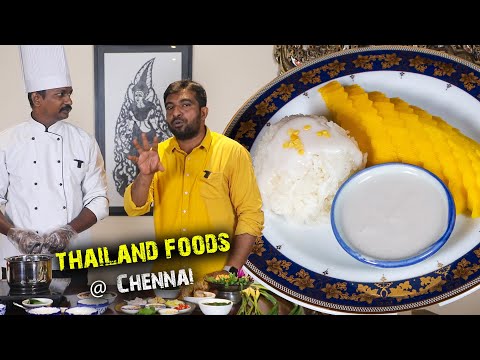Thai Mango Sticky Rice | Taste the tradition | Thai Foods in Chennai | Food Exploring with JB…