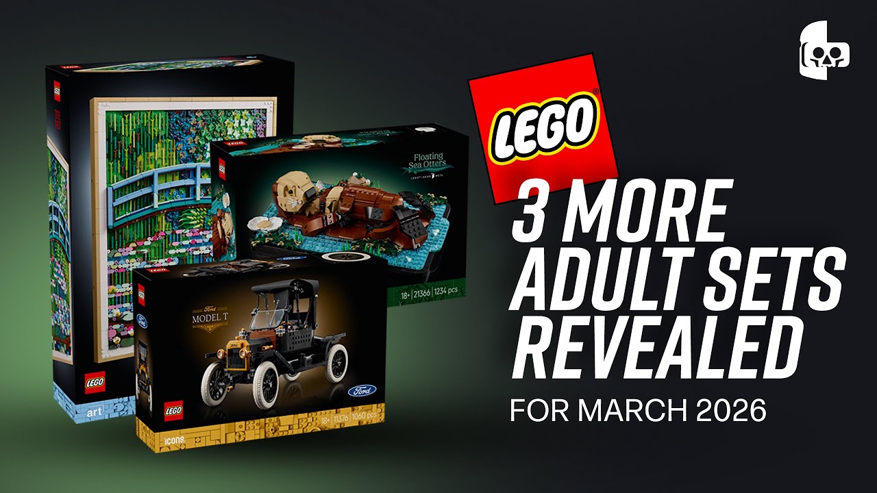 Представлены 3 новых набора LEGO для взрослых, которые выйдут в марте — у меня есть мнение.