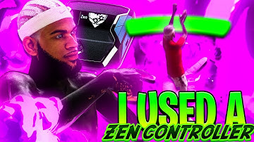 I USED A ZEN CONTROLLER IN NBA 2K21 FOR THE FIRST TIME AND THIS HAPPENED! UNLIMITED GREENS NBA2k21!