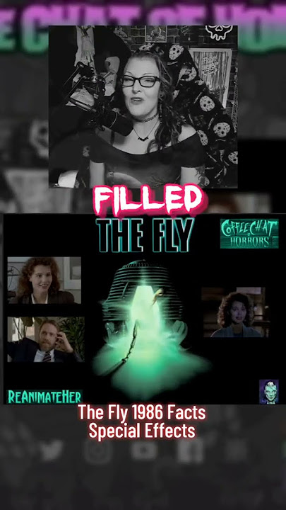 The Fly 1986 Special Effects for Seth's melting eye scene on Coffee Chat of Horrors.