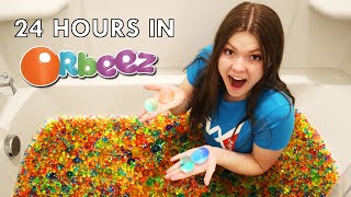 24 Hours in a Bath of ORBEEZ!