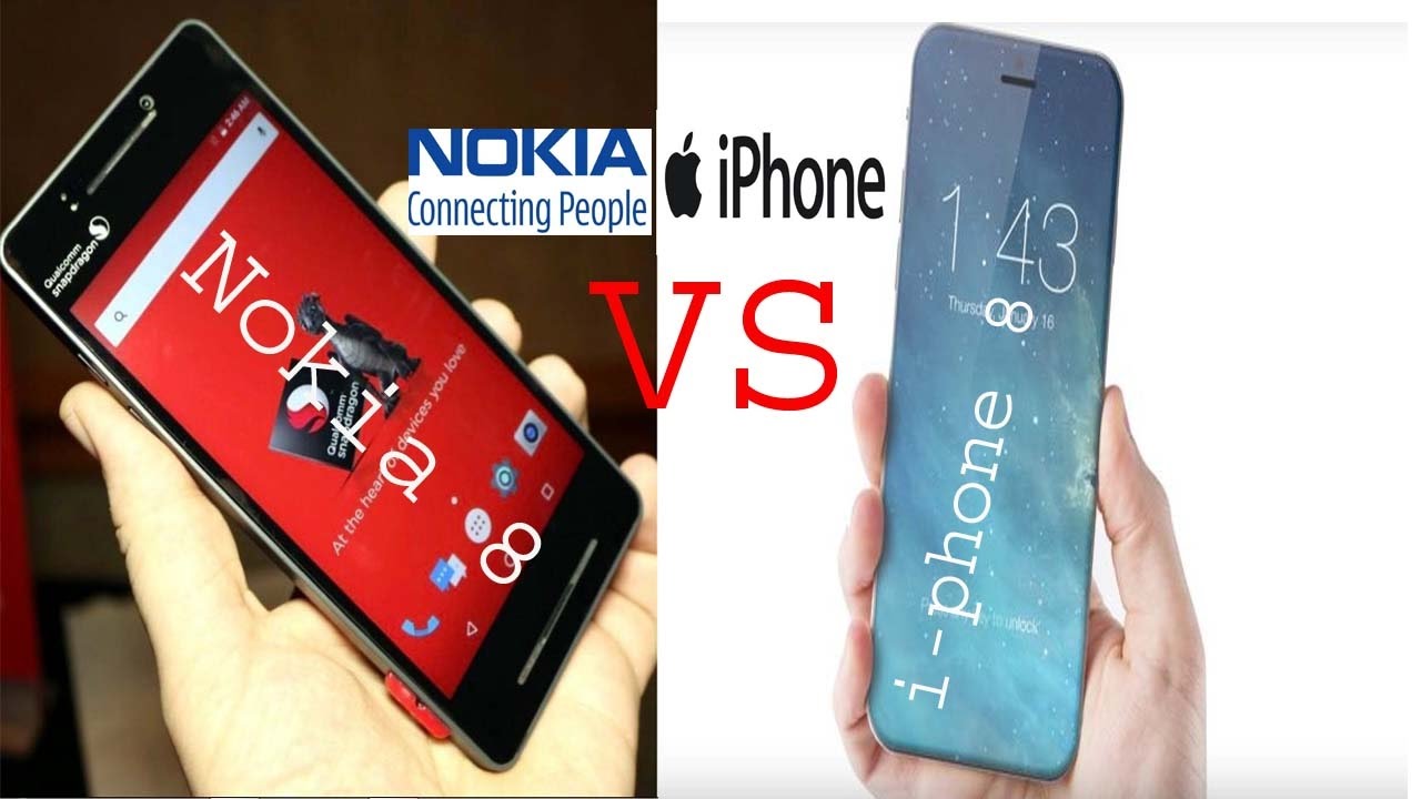 Nokia 8 vs iPhone 8