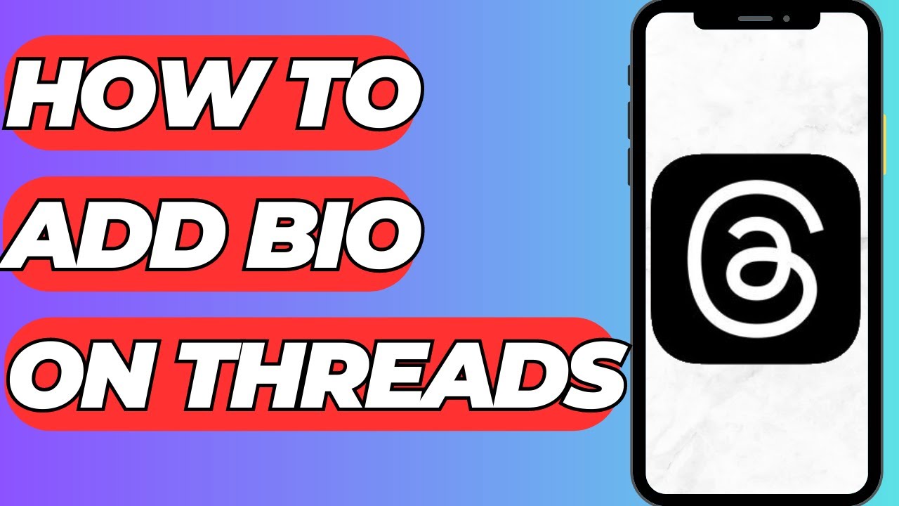 How To Add Bio on Threads - YouTube