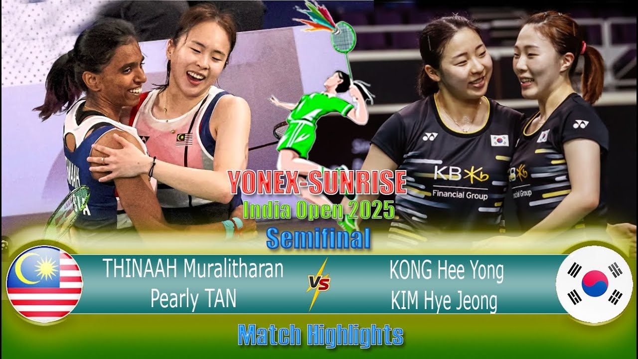 Tan/Muralitharan (MAS) vs. Kim/Kong (KOR) | SF | India Open 2025
