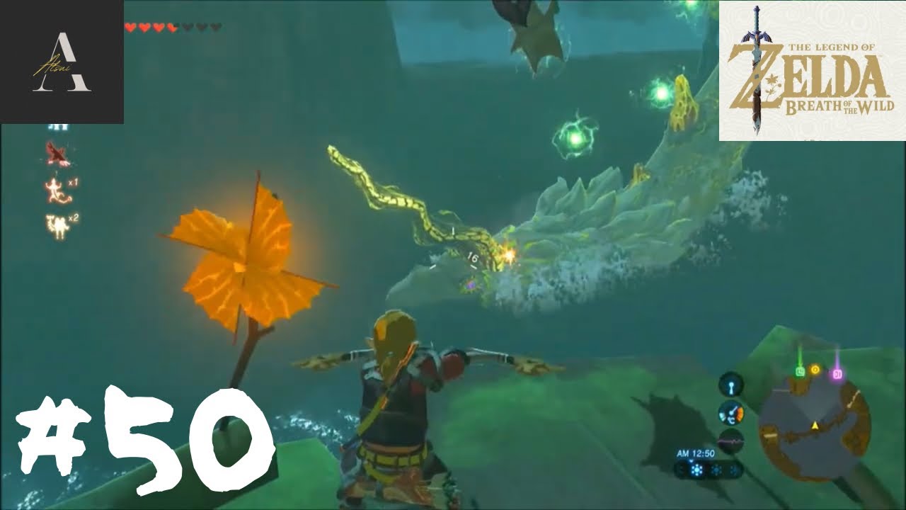 #50 ドラゴンにこんなに近くに接近できたけど、どうすればいいかわからないアツイの【ゼルダの伝説 ブレス オブ ザ ワイルド】 - YouTube