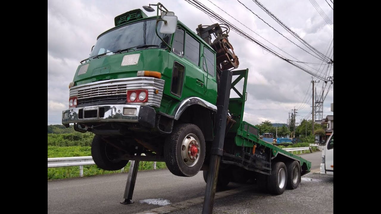 販売車両　三菱フソウ　南星ロングジャッキ原木運搬車　一番星