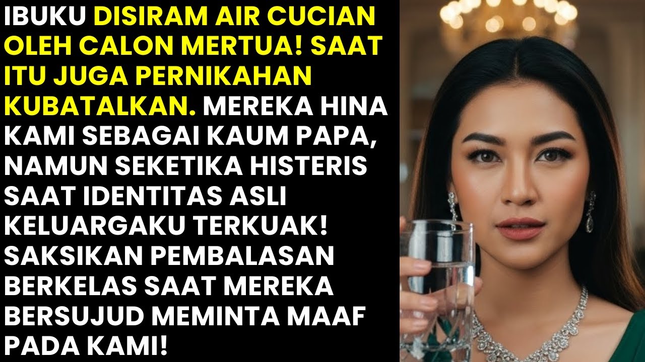 IBUKU DISIRAM AIR CUCIAN OLEH MERTUA! AKU BATALKAN NIKAH & BONGKAR SIAPA KAMI! MEREKA HISTERIS!