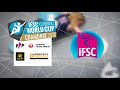 IFSC Climbing World Cup Chamonix 2018 - Lead Qualifications Overview
