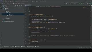 Simple ATM Kotlin project with IntelliJ IDE