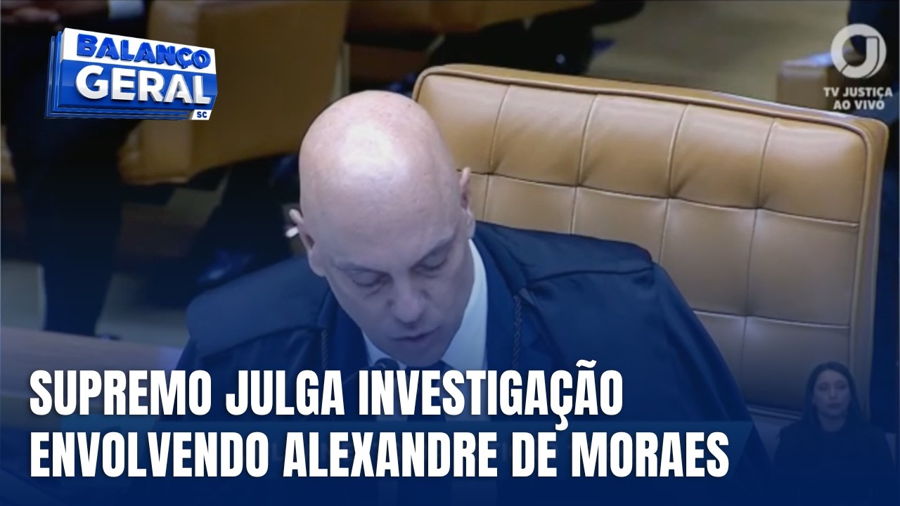 STF começa julgamento sobre possível investigação de Alexandre de Moraes