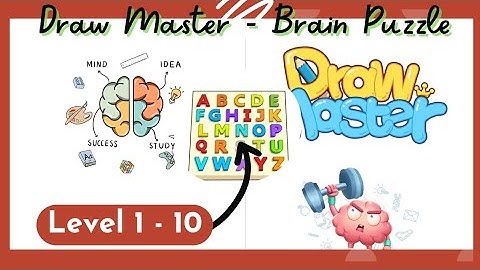 DRAW MASTER-BRAIN PUZZLES GAMEPLAY WALKTHROUGH LEVEL 1-10 | MOBILE GAMES