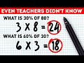 10 math tricks school didnt teach you but should have