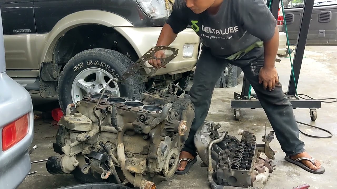 Perbaikan panther dari cilacap menghilangkan asap knalpot berlebih yang dikira karena mesin ngobos