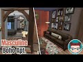 Western/Masculine Boho Apartment 🐎🎤|| The Sims 4 Speed Build no CC